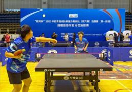 中国乒协2025国青国少集训队新疆选拔赛在石开赛