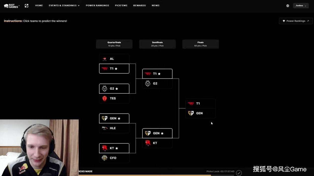 LOL传奇打野预测GEN夺冠!管泽元分析淘汰赛:滔搏打G2是無(wú)敌的